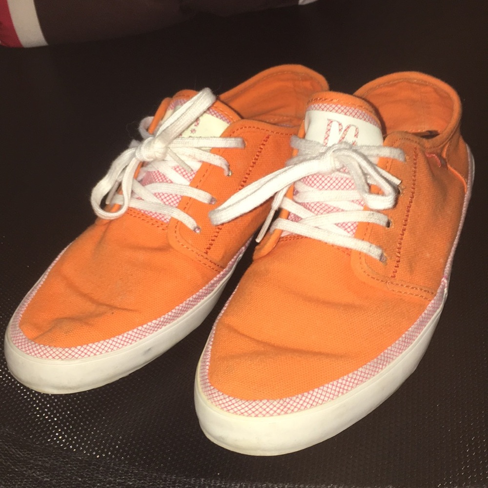 Orange DC Women’s Skate Lo Sneaker